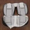 Back view of rear seat upholstery