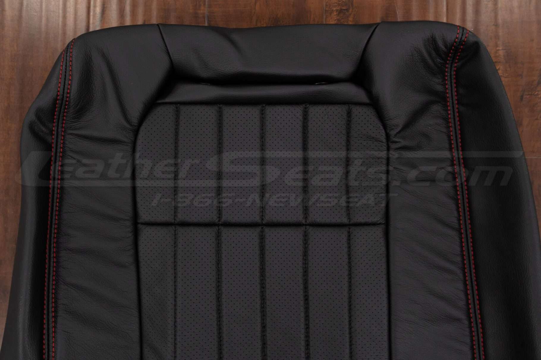 Upper section of front backrest