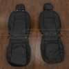 Volkswagen Jetta Leather Seat Kit - Black - Front seat upholstery