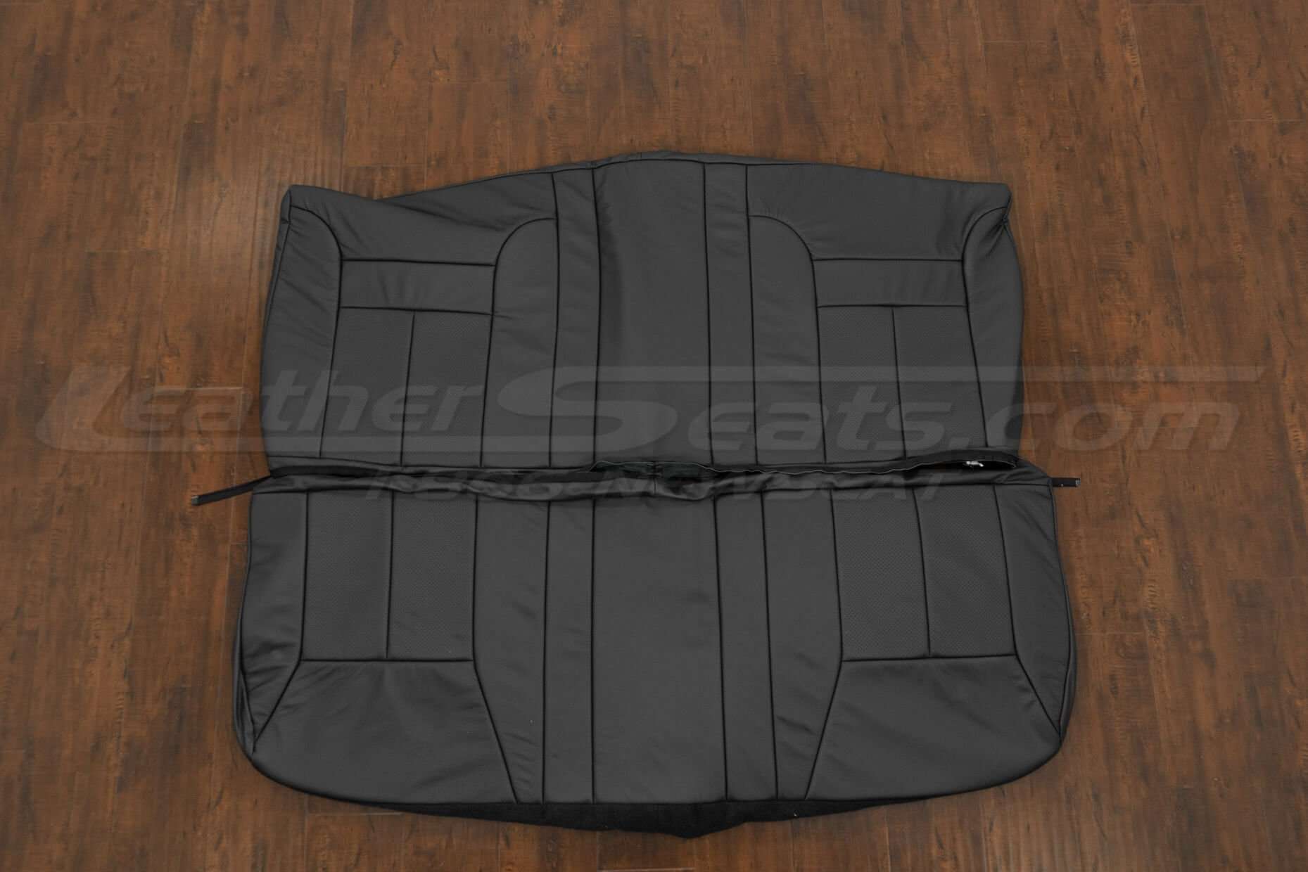 Dodge Ram Quad Cab Leather Seat Kit - Dark Graphite - rear seat upholstery