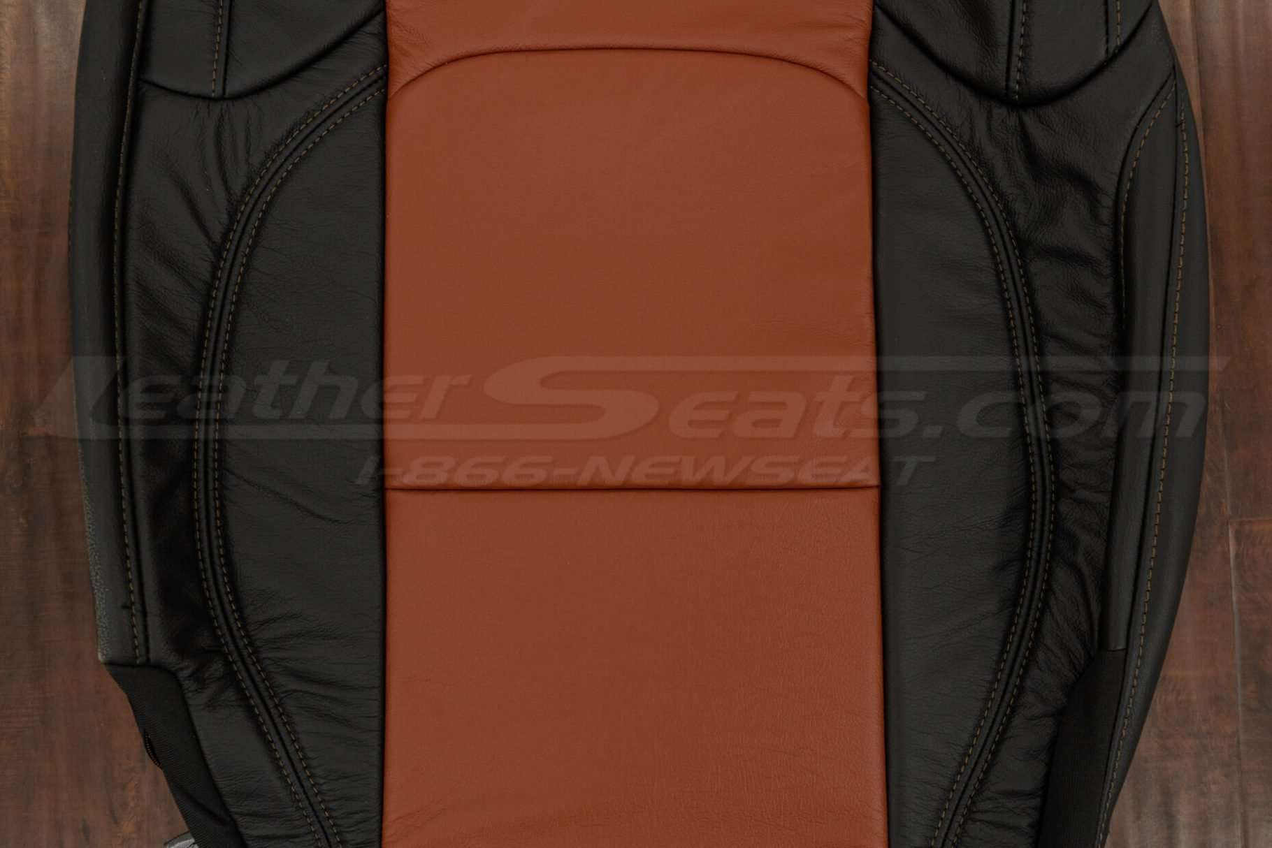 Insert section of front backrest