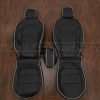 Ford Bronco Leather Seat Kit - Black - Front backrest upholstery