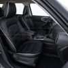 Ford Bronco Sport Installed Leather Seats - Black - Front seats from passenger side
