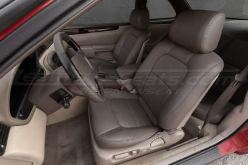 Lexus SC300/400 Installed Leather Seats in Driftwood - Front passenger seat