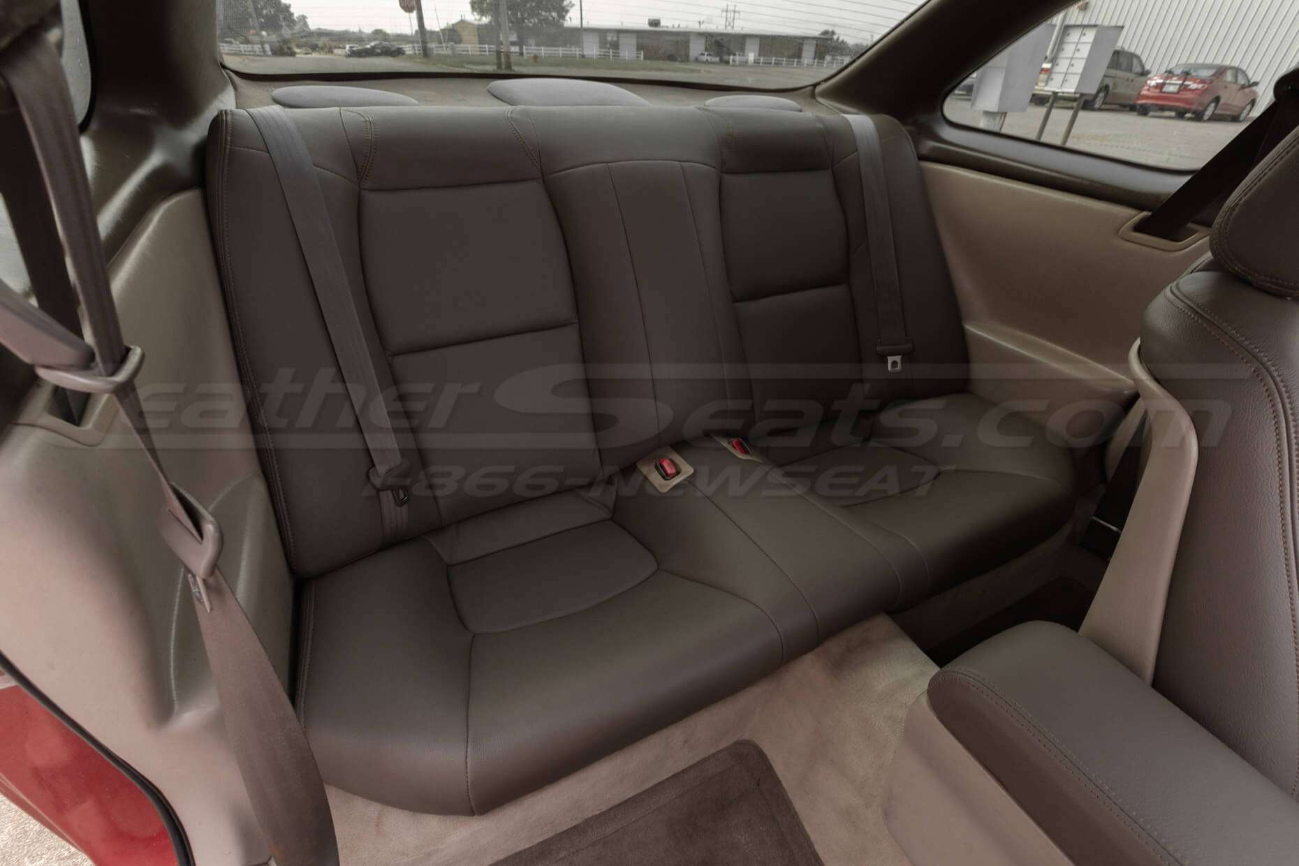 Lexus SC300/400 Lather Seats - Driftwood - Rear seats from passenger side