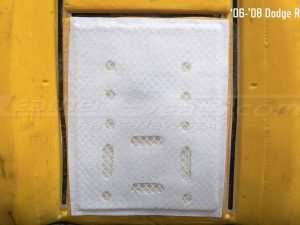 Dodge Ram heating pad modified with more holes to optimize airflow