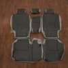 2004-2007 Toyota Highllander Leather Seat Kit - Ash & Dark Graphite - Rear seat upholstery