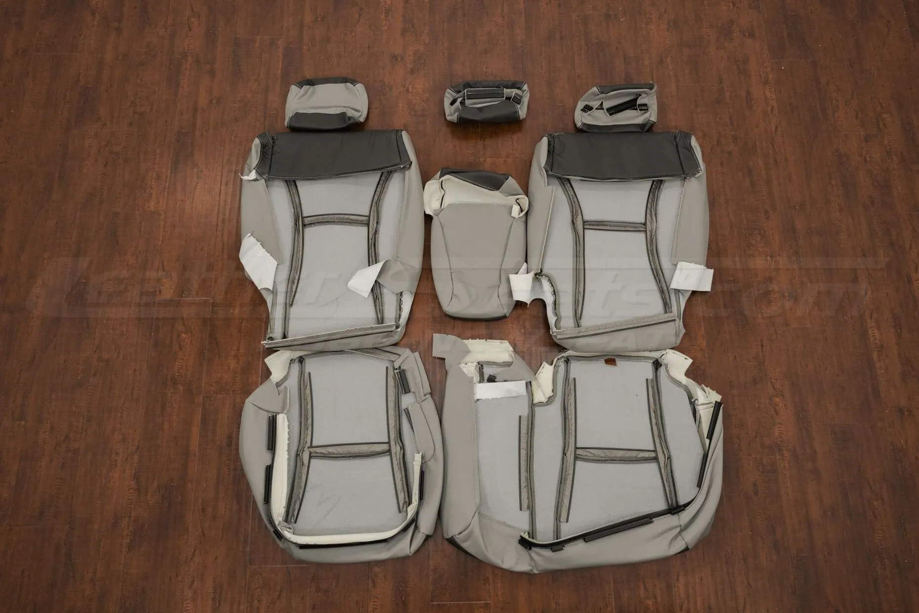 Toyota Highlander Leather Kit | Ash/Dark Graphite - LeatherSeats.com