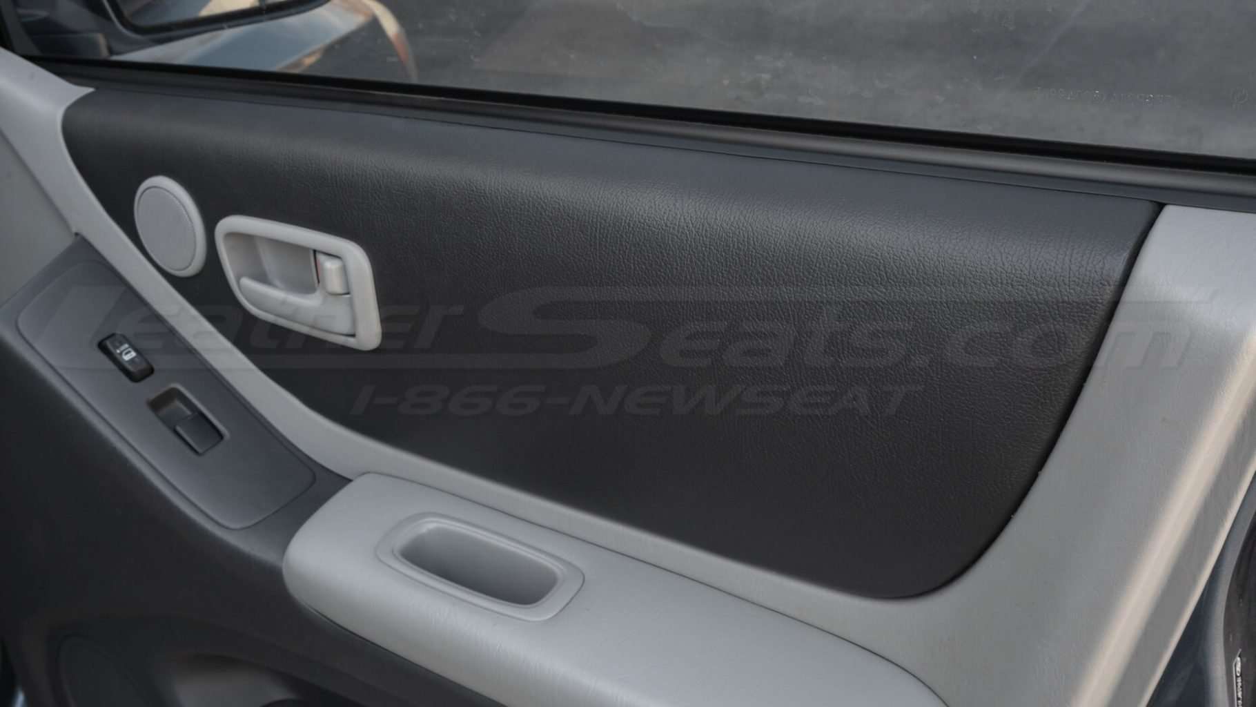 Alternative angle of door panel insert