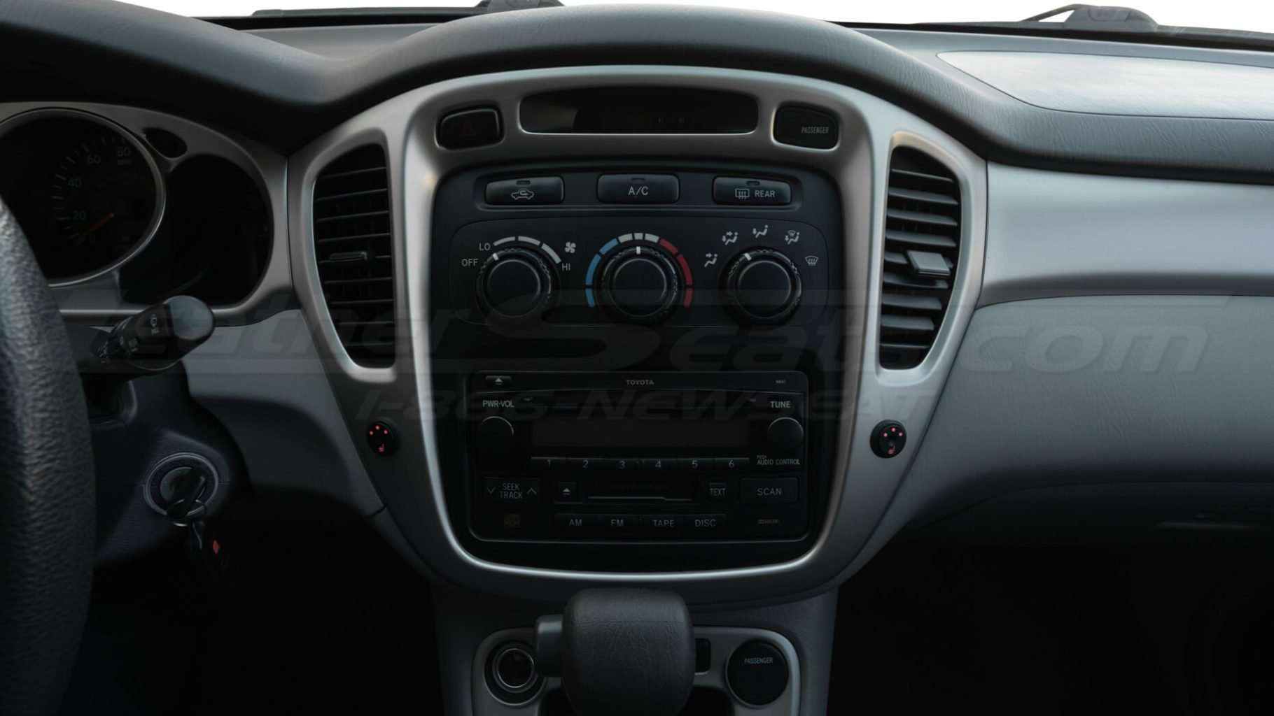 Seat heater round switches