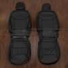 Ford Maverick Crew Cab Leather Seat Kit - Black - Front seat upholstery