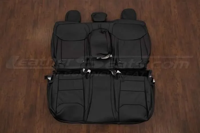 Ford Maverick Leather Seat Kit - Black - Rear seat upholstery w/ Armrest