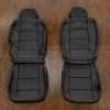 Jeep Patriot Leather Seat Kit - Black - Front Seat Upholstery
