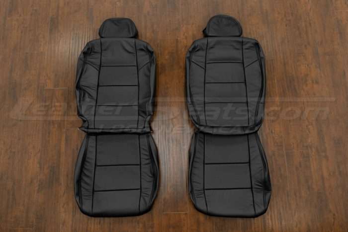 Jeep Patriot Leather Seat Kit - Black - Front Seat Upholstery