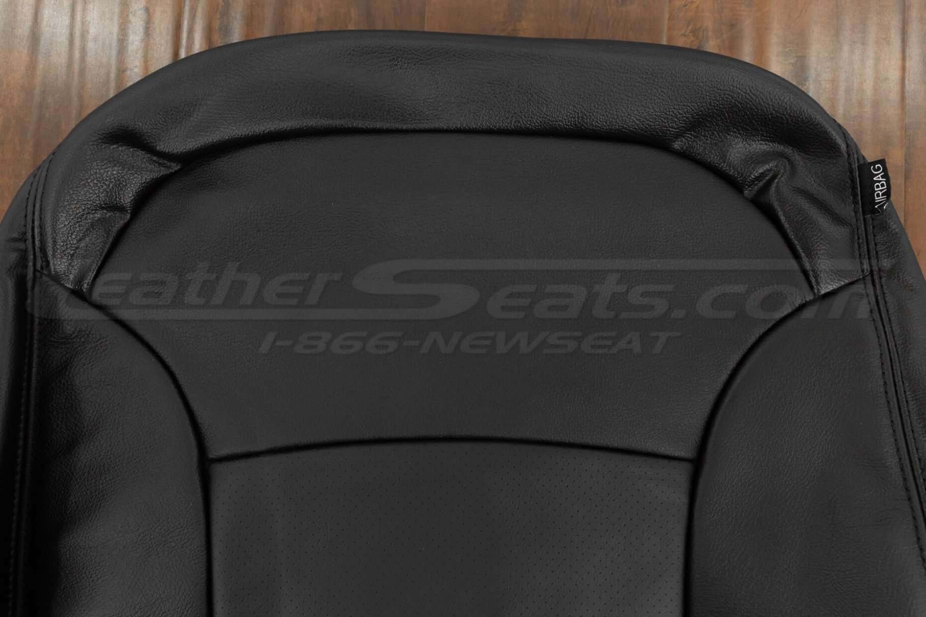 Upper section of front backrest
