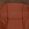 Upper section of front backrest upholstery
