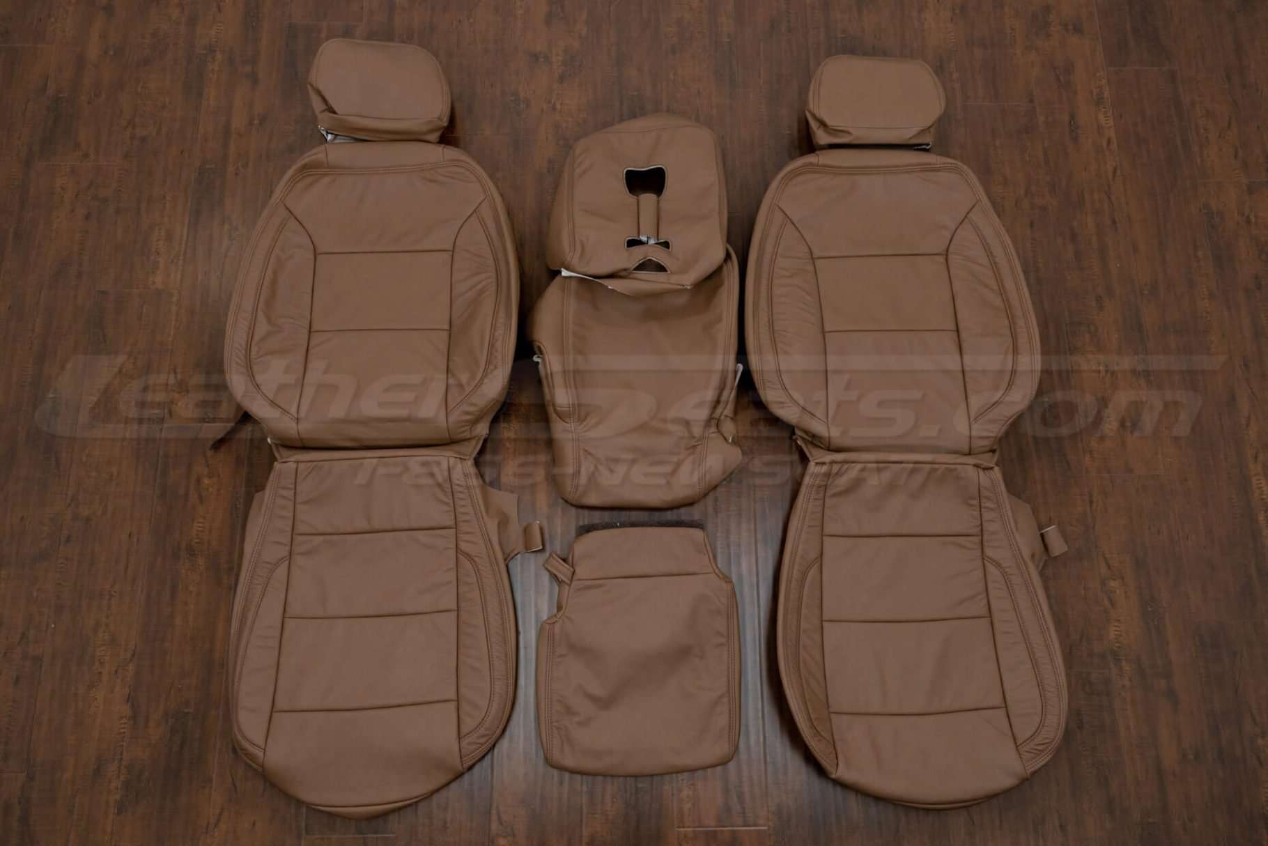 2022 GMC Yukon Leather Seat Kit - Cocoa - Front sat upholstery