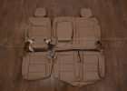 GMC Yukon Leather Kit - Cocoa - Second row upholstery w/ Armrest