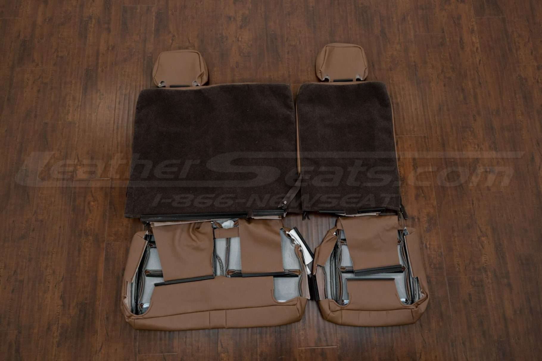 Back view of third row upholstery