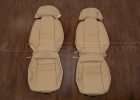 Toyota Supra Leather Seat Kit - Cream - Front Seat Upholstery