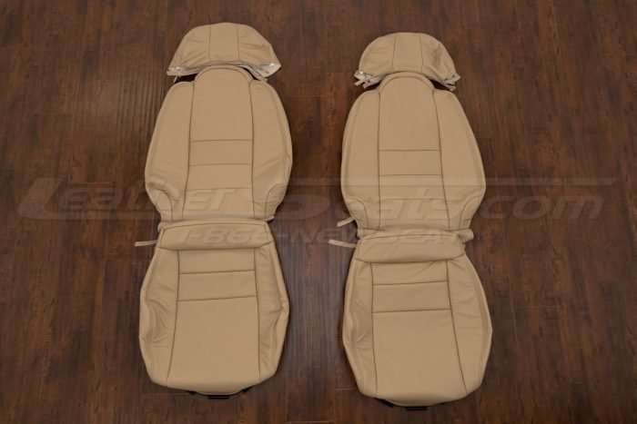 Toyota Supra Leather Seat Kit - Cream - Front Seat Upholstery