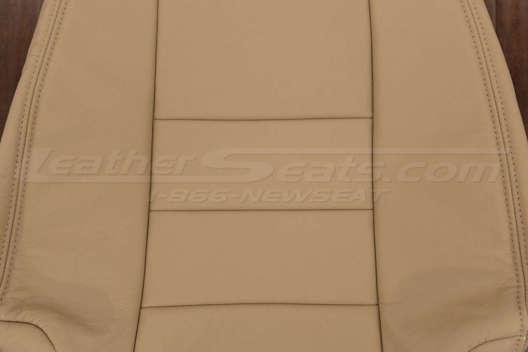 Cream insert section of backrest