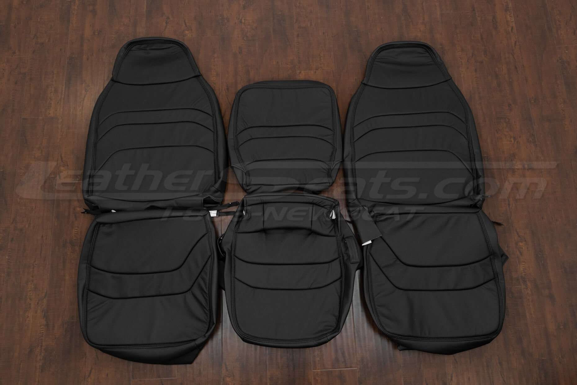 Ford Superduty Leather Seat Kit - Black - Front seat upholstery