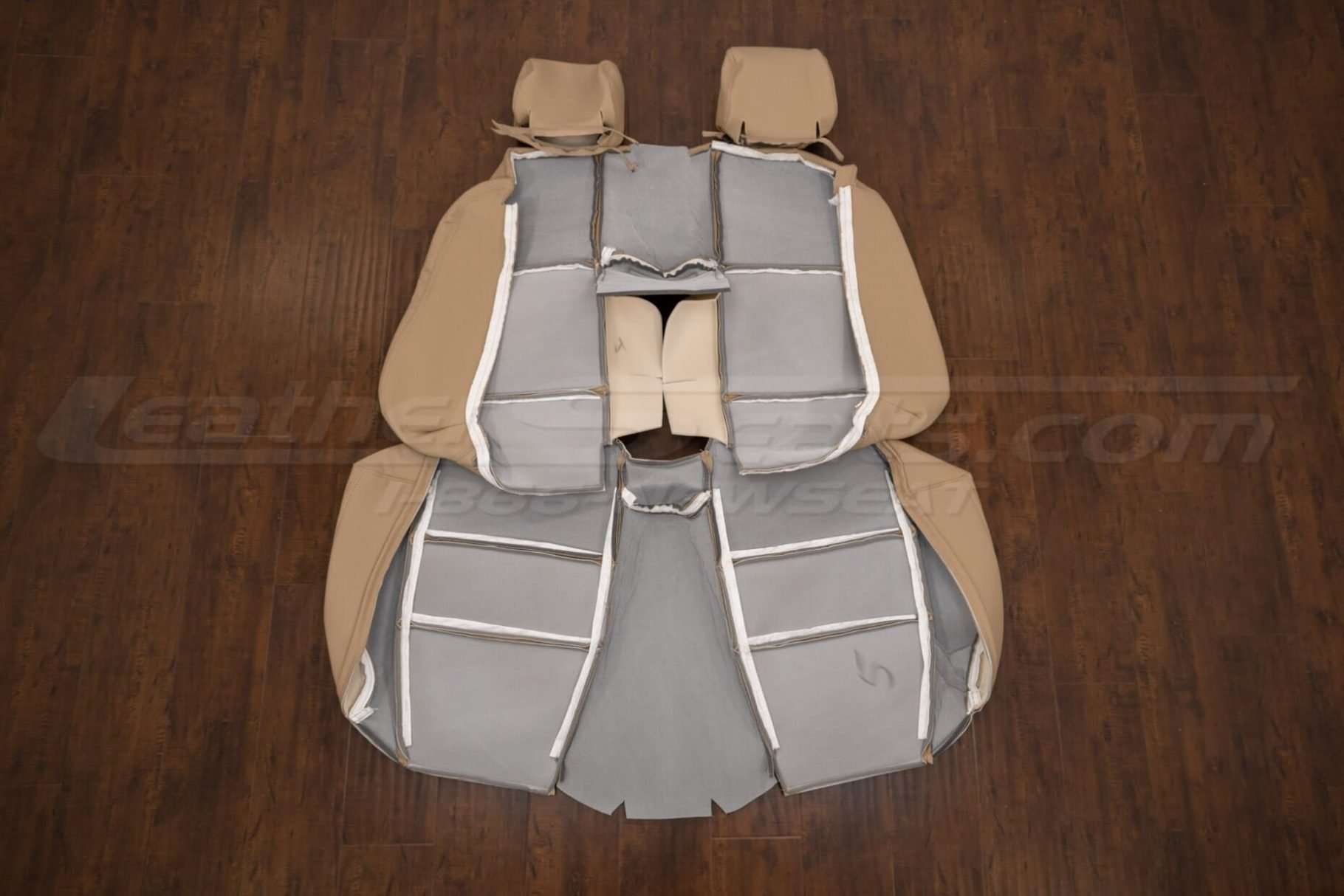 Back view of rear seats