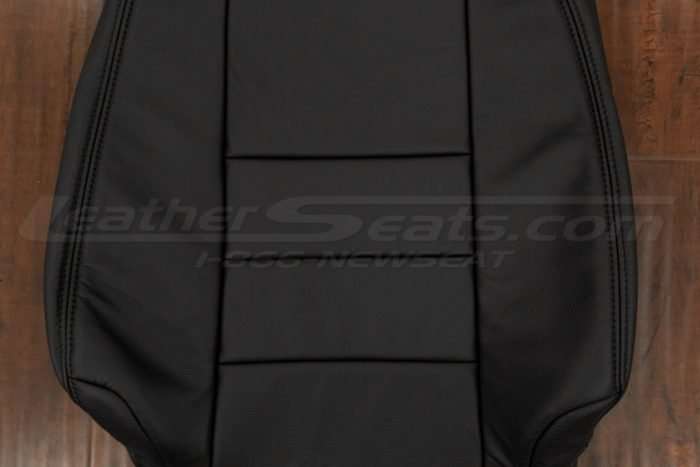 Insert section of front backrest upholstery