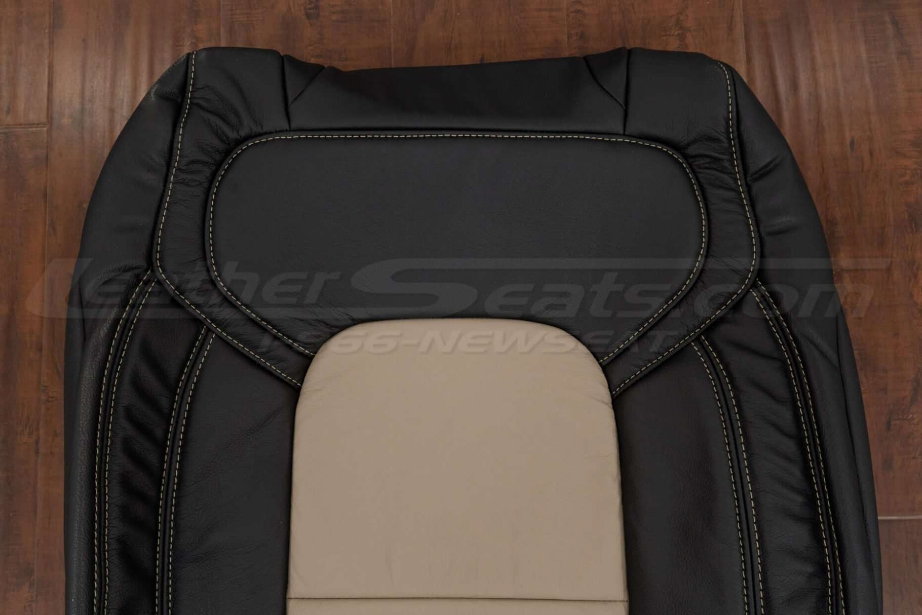 Upper section of front backrest