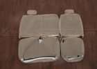 Back view of middle row upholstery