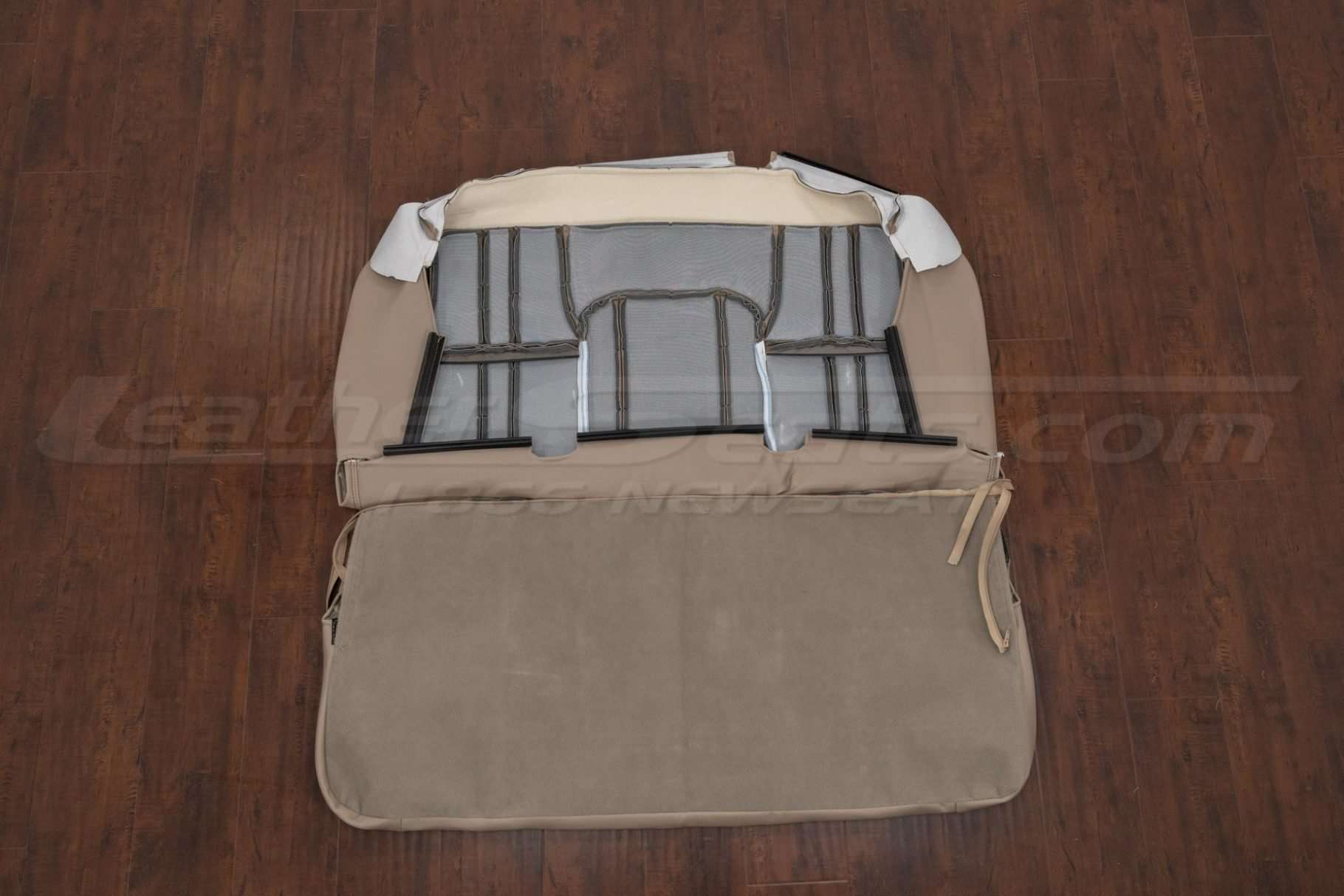 Back view of third row upholstery