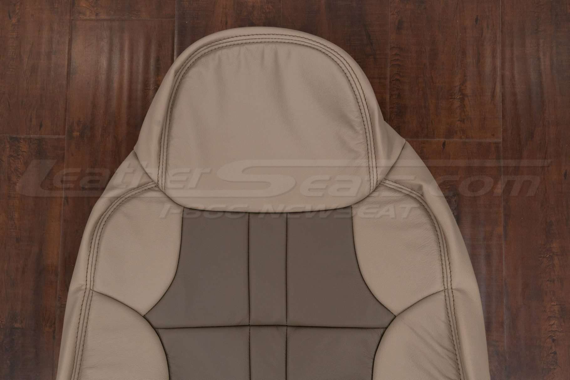 Upper section of front backrest