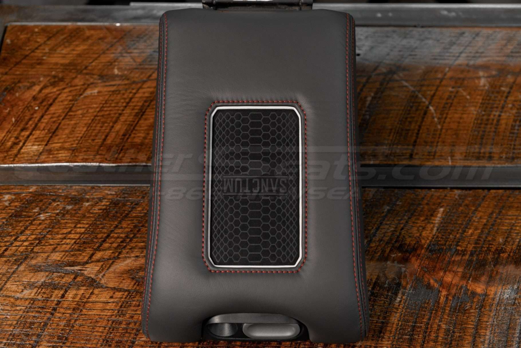 Dark Graphite Ford F150 Wireless Charging Console