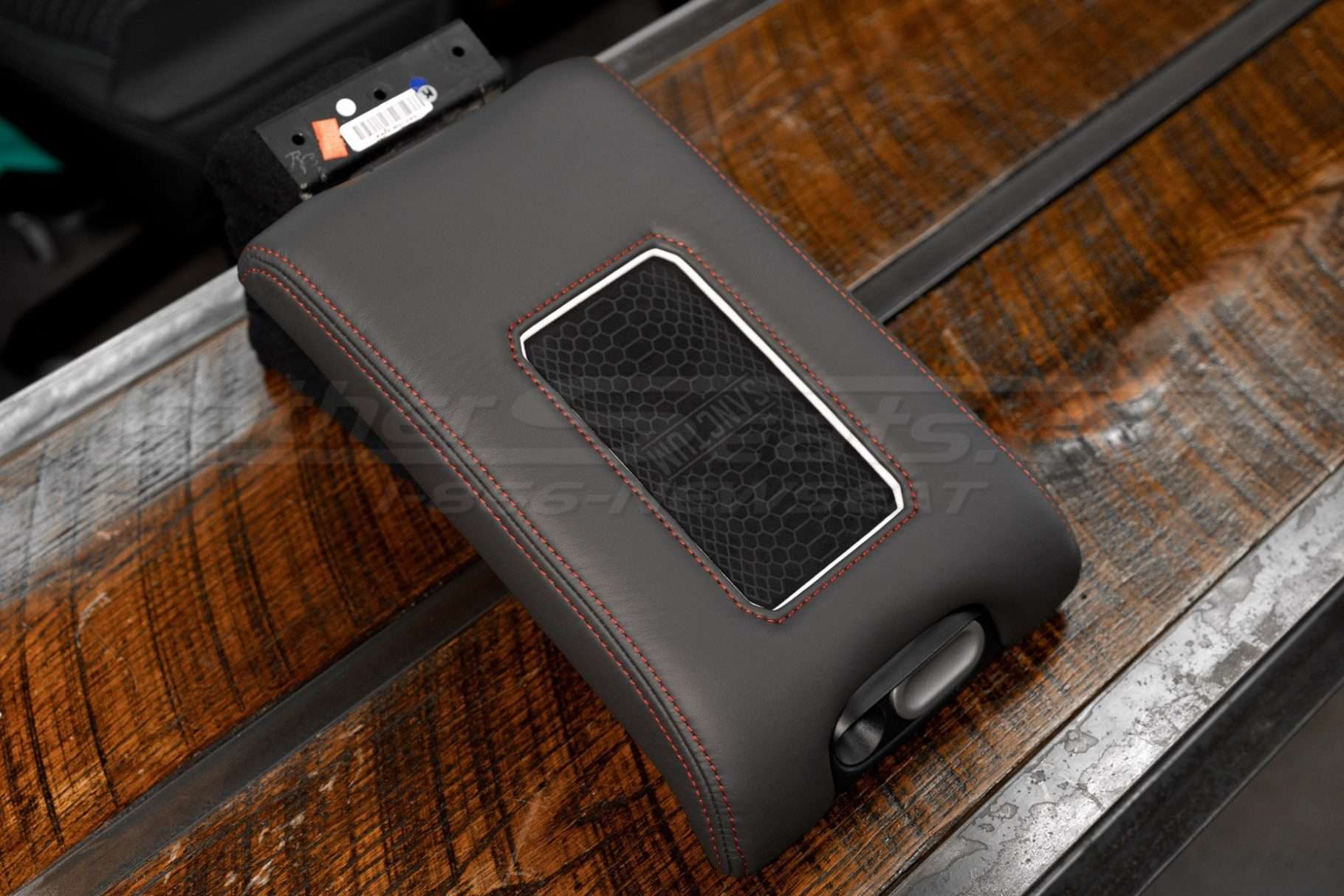 Alternative Sid view of Sanctum Wireless Charging Console for Ford F150
