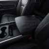 Dodge Ram Crew Cab Leather Console Lid Cover - Black - Driver's side view
