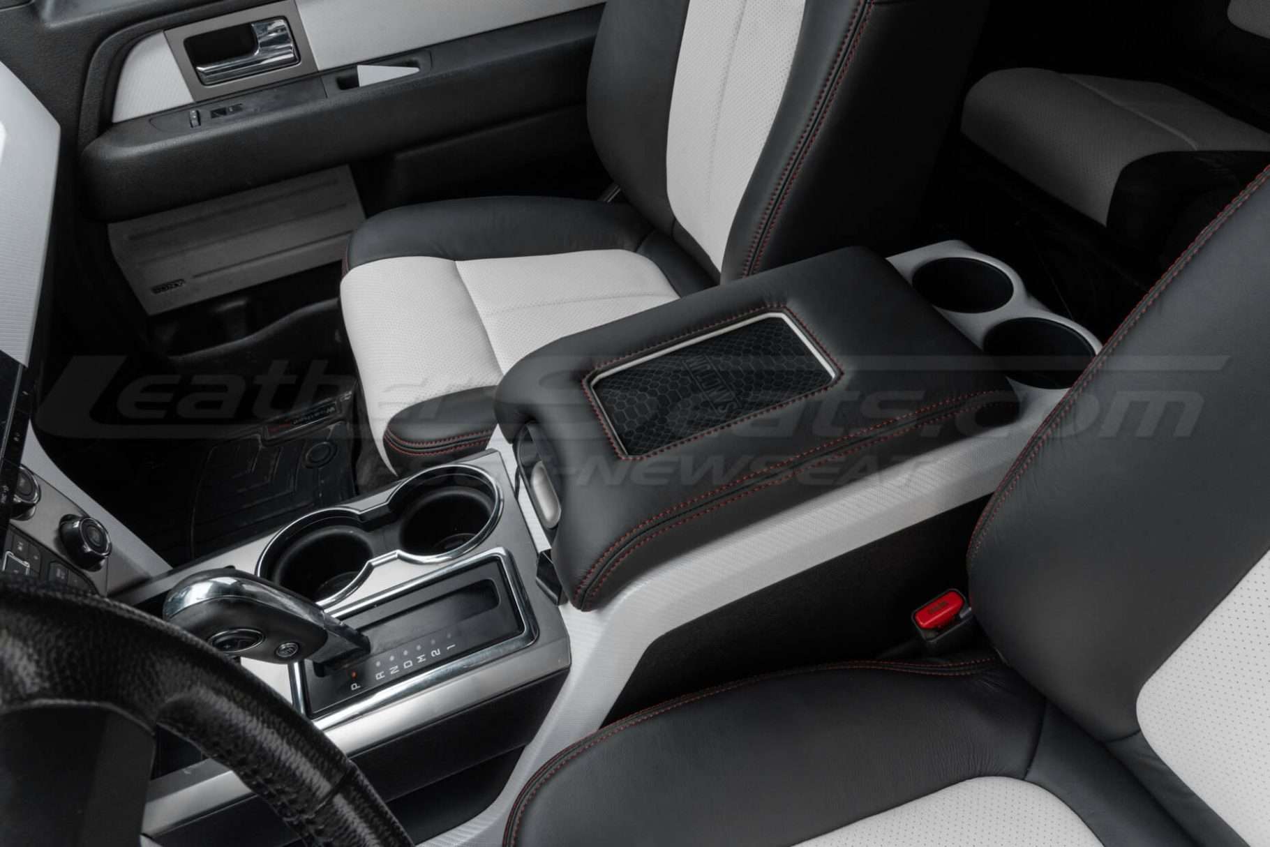 Ford F150 Wireless Charging Console - Driver's side wide view