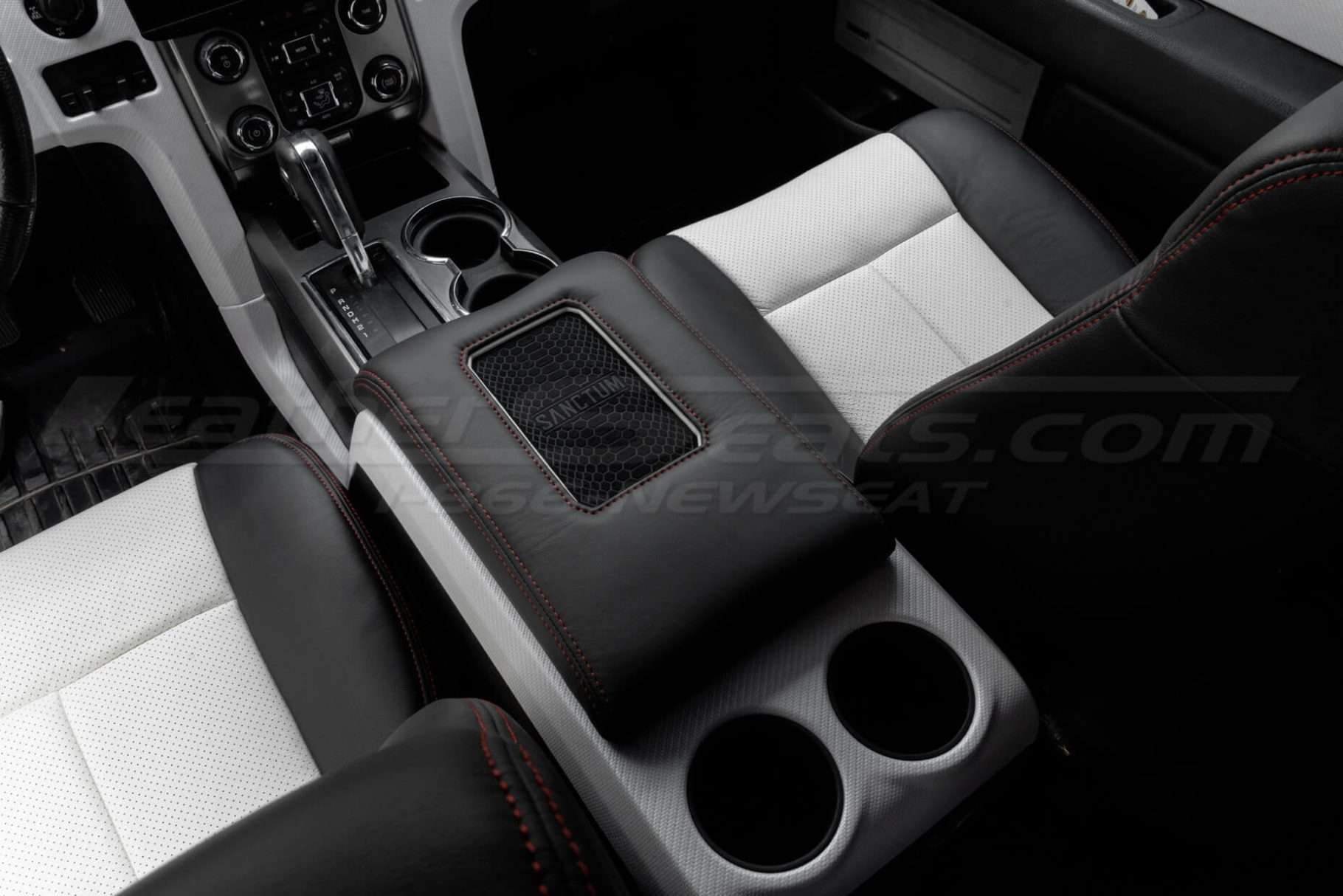 Back view of Sanctum charging console