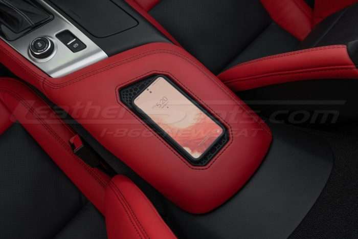 Chevy Corvette Sanctum Charging Console - Samsung Galaxy S22+ Close-up