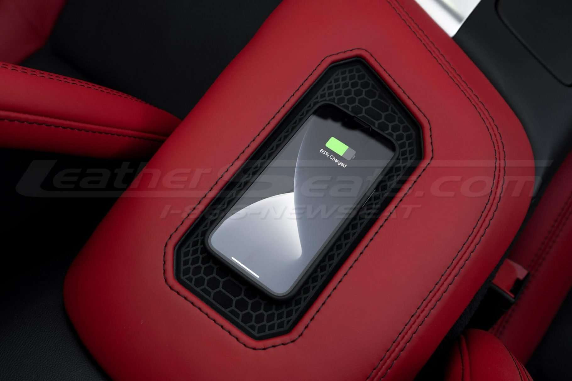 iPhone mini being charged - Close-up