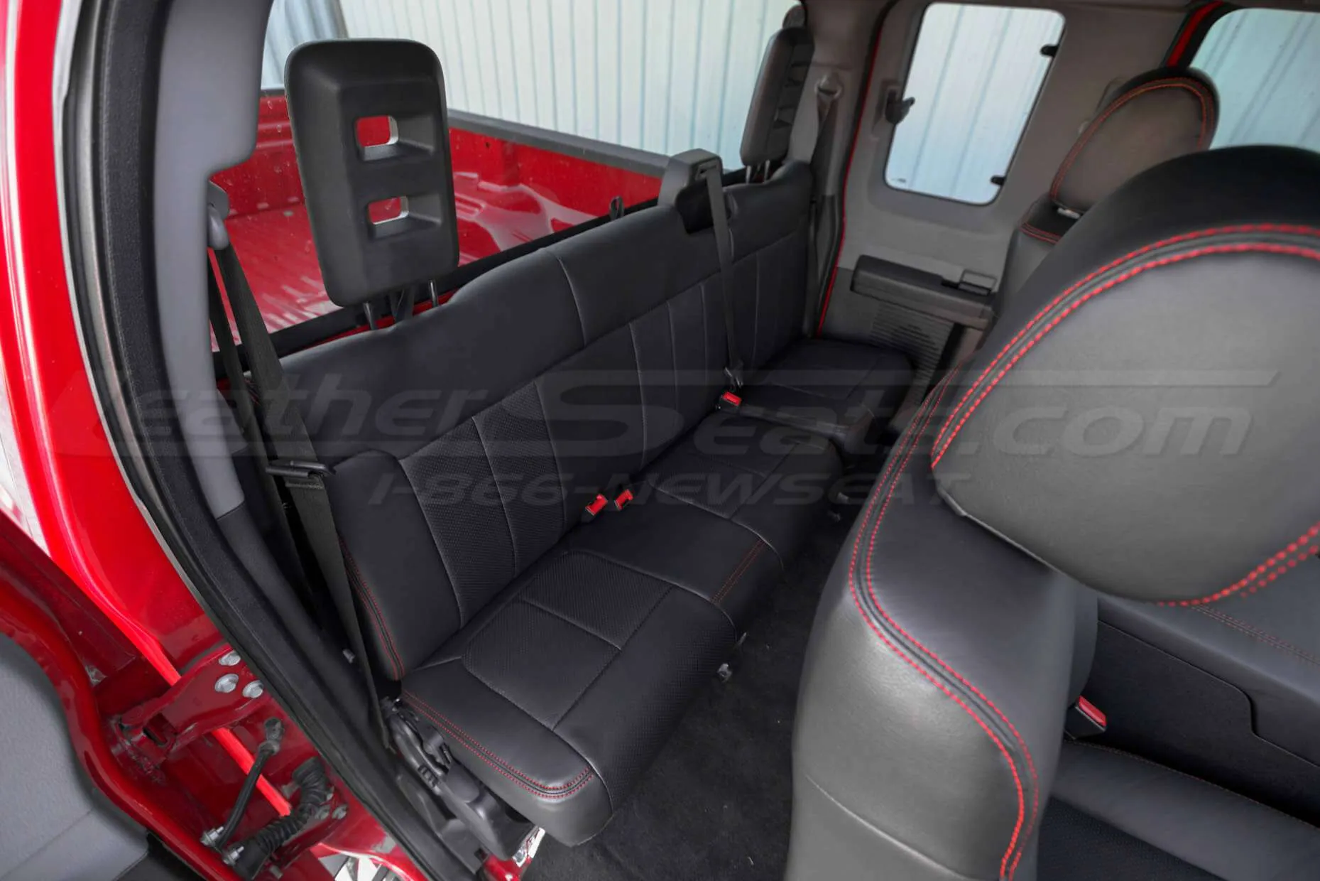 Ford Superduty Leather seats - Rear seats from passenger side