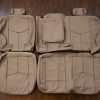 Chevrolet Silverado Leather Seat Kit - Desert - Rear seat upholstery