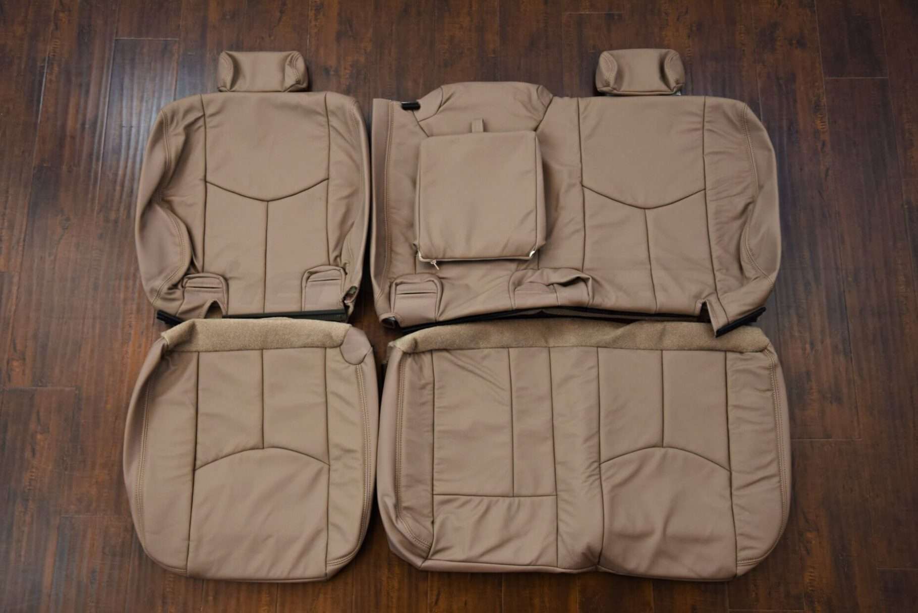 Chevrolet Silverado Leather Seat Kit - Desert - Rear seat upholstery