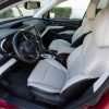 Subaru Ascent with installed leather seats - Black w/ Dune Facings - Front driver's seat
