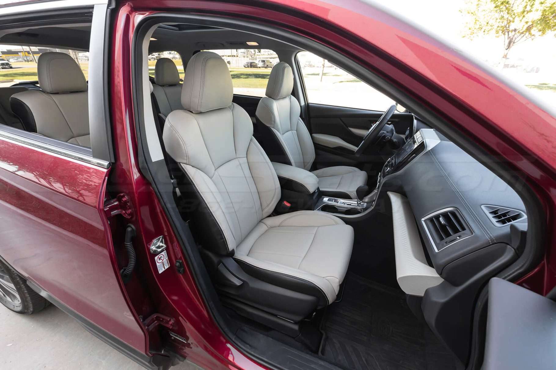 Subaru Ascent Installed Dune Leather Seats - Front passenger side