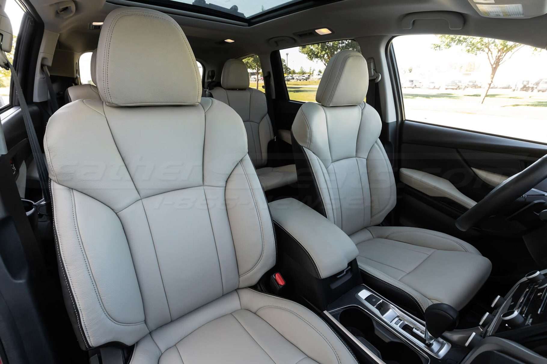 Subaru Ascen leather seats - front backrest up