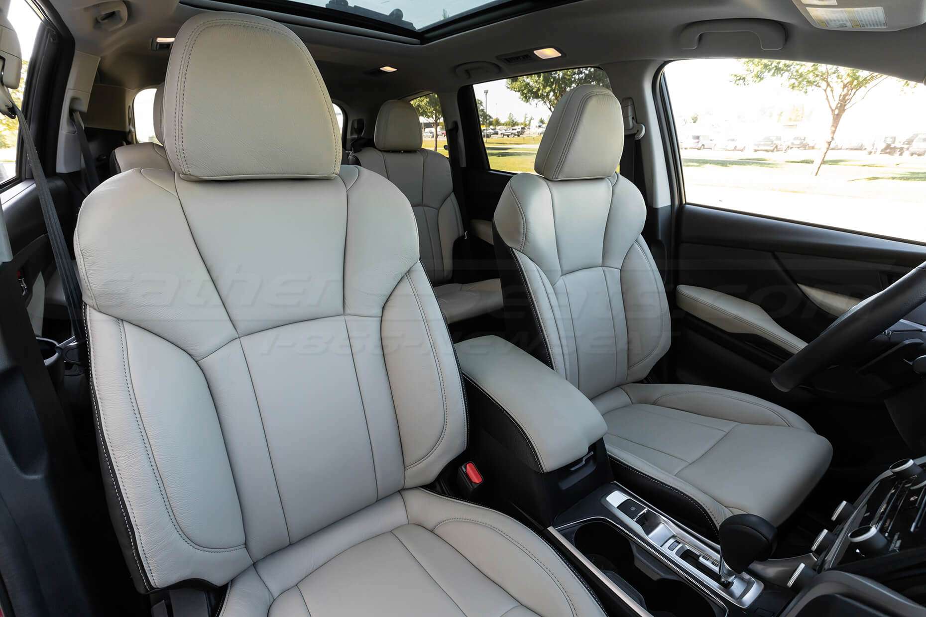 Subaru Ascen leather seats - front backrest up