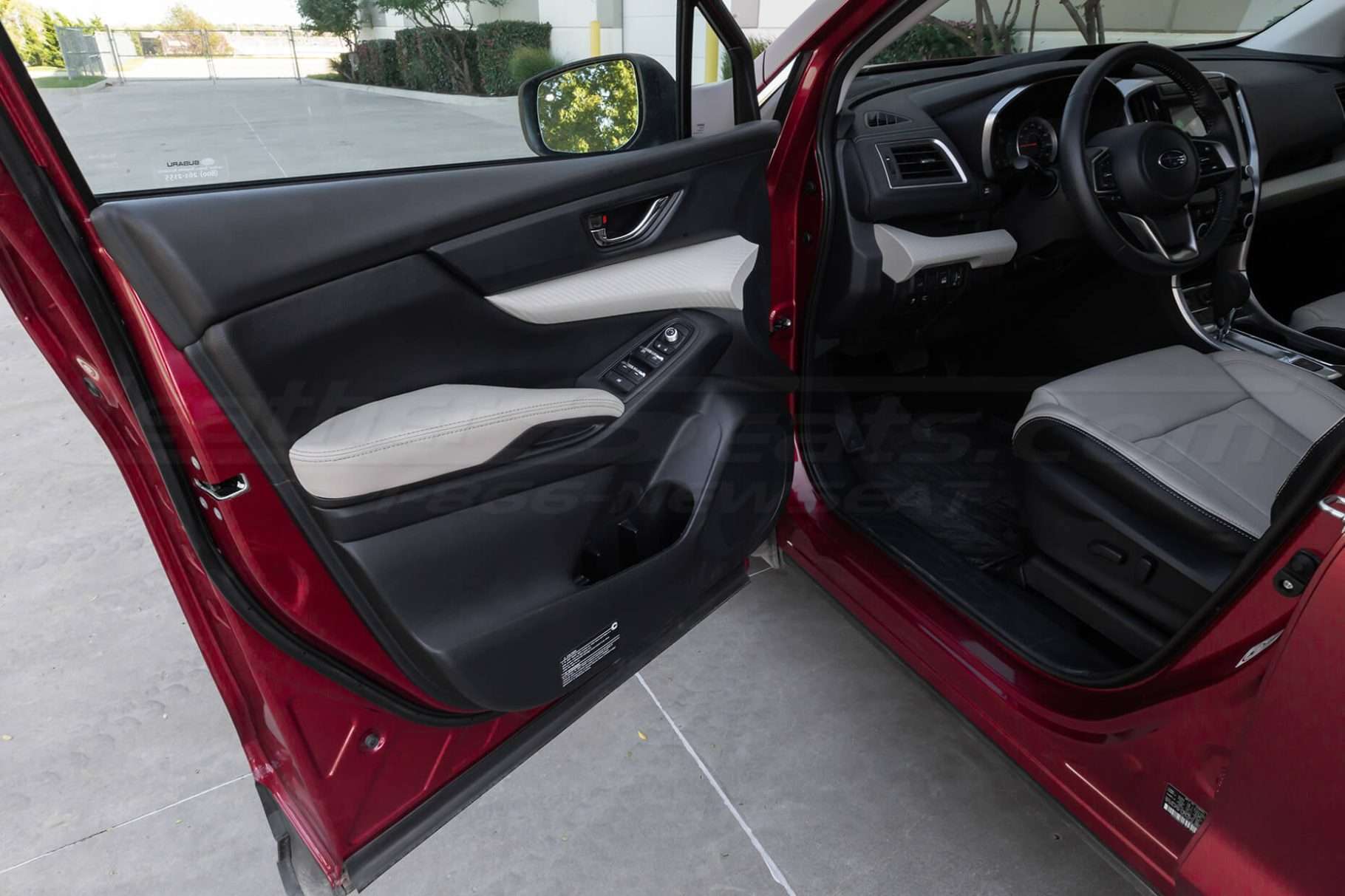Leather door Armrests and Inserts for Subaru Ascent