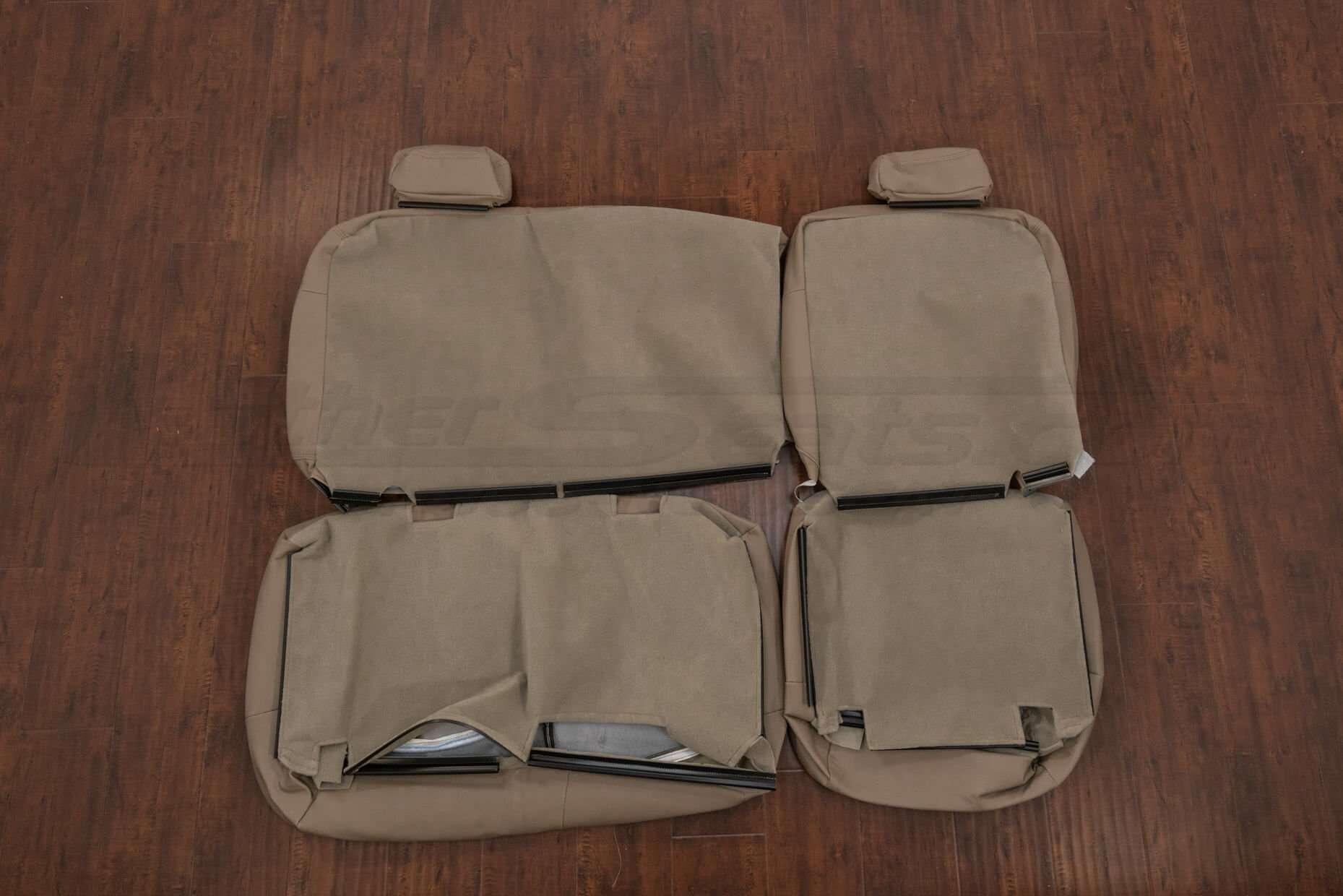 Back view of rear seat upholstery