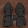 Acura TSX Leather Seat Kit - Black - Front seat upholstery w/ Console